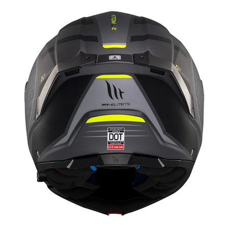 Kask szczękowy MT ATOM 2 SV DESTINY MATT BLACK/GREY