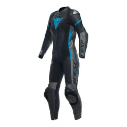 Kombinezon jednoczęściowy damski DAINESE GROBNIK PERFORATED LADY BLACK/ANTHRACITE/TEAL czarny szary niebieski