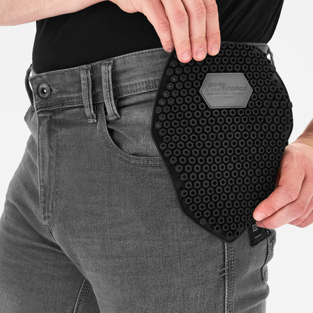 Jeansy motocyklowe SHIMA ZENITH GREY