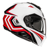 Kask szczękowy HJC I91 TRICUS WHITE/RED biały czerwony