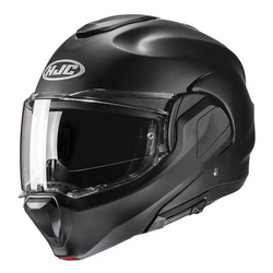 Kask szczękowy HJC F100 SEMI FLAT BLACK czarny mat