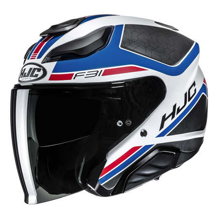 Kask otwarty HJC F31 CERON BLACK/WHITE