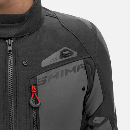 Kurtka tekstylna SHIMA DUNE RED czarny szary czerwony