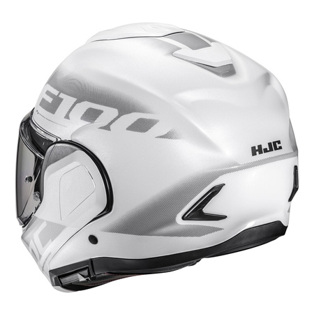 Kask szczękowy HJC F100 HETAL WHITE biały