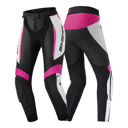 Spodnie skórzane damskie SHIMA MIURA 2.0 PINK FLUO