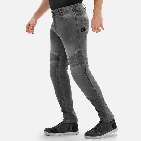 Jeansy motocyklowe SHIMA ZENITH GREY szary