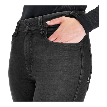 Jeansy motocyklowe damskie SHIMA RIDGE LADY BLACK