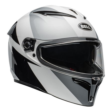 Kask integralny BELL LITHIUM ECE6 SHEAR SILVER/WHITE