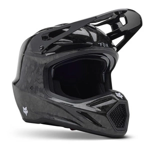Kask cross FOX V3 RS CARBON SOLID BLACK