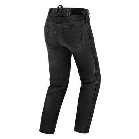 Jeansy motocyklowe SHIMA ZENITH BLACK czarny