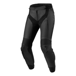 Spodnie skórzane damskie REVIT XENA 4 LADY SHORT BLACK czarny