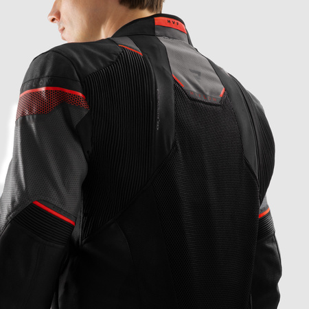 Kurtka tekstylna REBELHORN HIFLOW V BLACK/GREY/RED