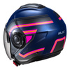 Kask otwarty HJC I40N LINIA BLUE/PINK niebieski różowy