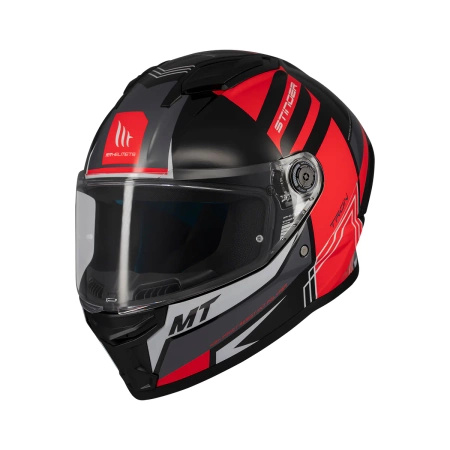 Kask integralny MT STINGER 2 TRON BLACK/GREY/RED