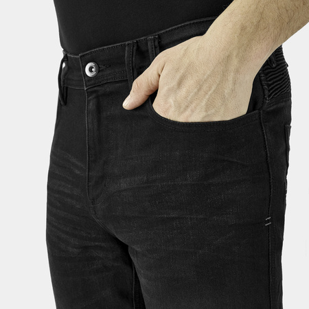 Jeansy motocyklowe SHIMA ZENITH BLACK