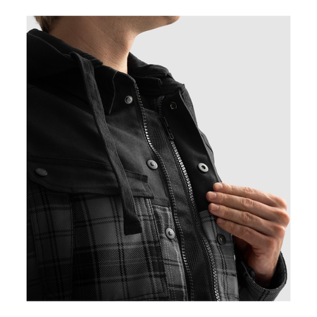 Koszula motocyklowa REBELHORN SHIFTER BLACK/GREY czarny szary