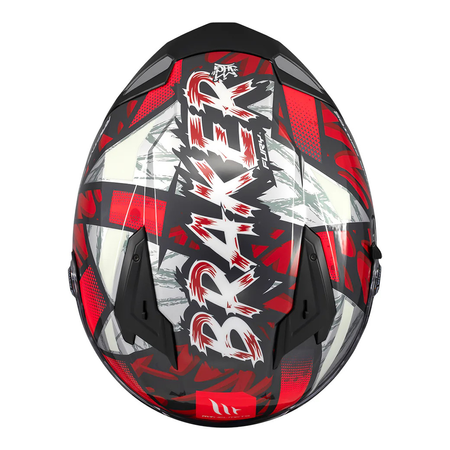 Kask integralny MT BRAKER SV FURY BLACK/GREY/RED