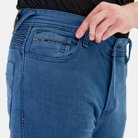 Jeansy motocyklowe SHIMA ZENITH BLUE niebieski