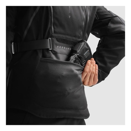 Kurtka tekstylna REBELHORN HARDY 3.0 BLACK czarny