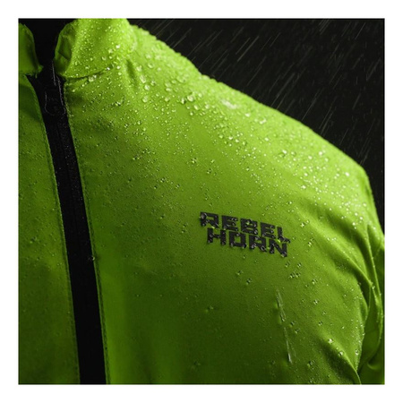 Kurtka tekstylna REBELHORN HARDY 3.0 BLACK/GREY/FLUO YELLOW czarny szary żółty fluo