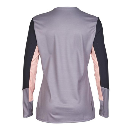 Koszulka rowerowa damska FOX LADY DEFEND Z DŁUGIM RĘKAWEM STONE fioletowy