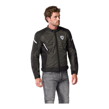 Kurtka tekstylna REVIT TORQUE 2 H2O BLACK/ANTHRACITE czarny szary