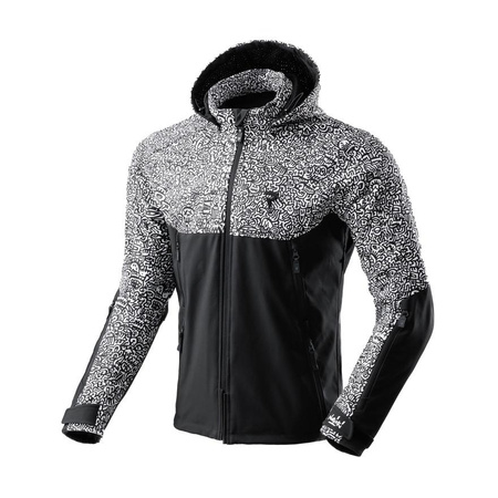 Kurtka tekstylna REBELHORN SLASH NORIAKI BLACK/WHITE