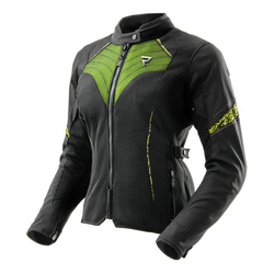 Kurtka tekstylna damska REBELHORN JAX LADY BLACK/FLUO YELLOW