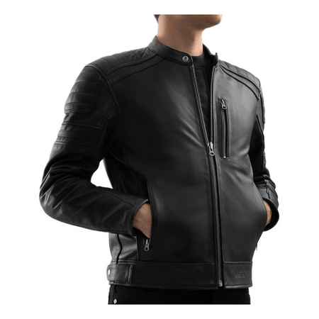 Kurtka skórzana OZONE COLT BLACK czarny