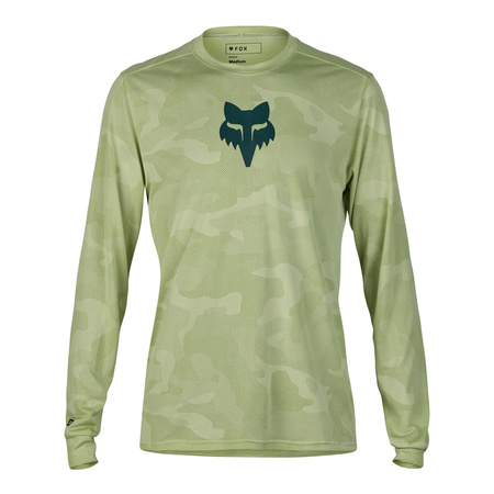 Koszulka rowerowa FOX RANGER Z DŁUGIM RĘKAWEM TRU DRI CACTUS