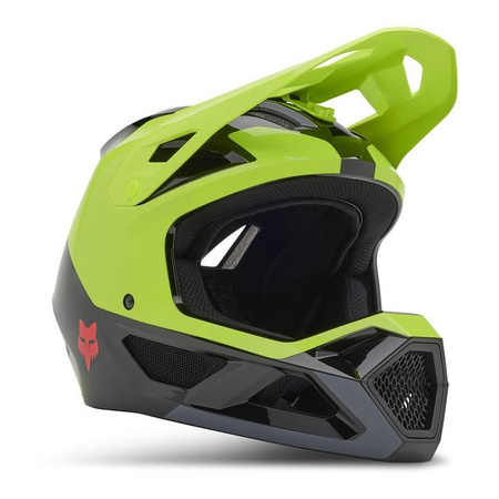 Kask rowerowy FOX RAMPAGE CE BARGE FLUORESCENT YELLOW żółty fluo