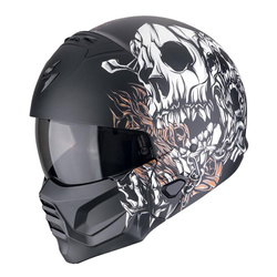 Kask otwarty SCORPION EXO-COMBAT II GENESIS MATT BLACK/WHITE/GOLD