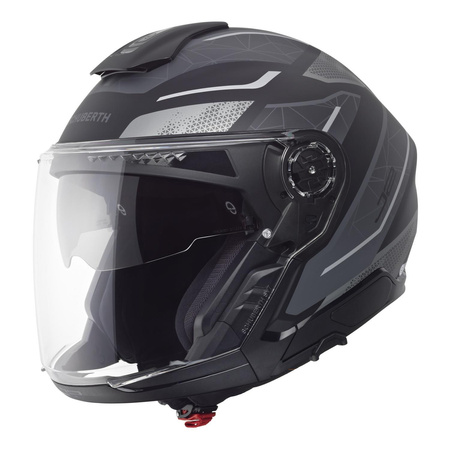 Kask otwarty SCHUBERTH J2 ECE SIGMA GREY czarny szary