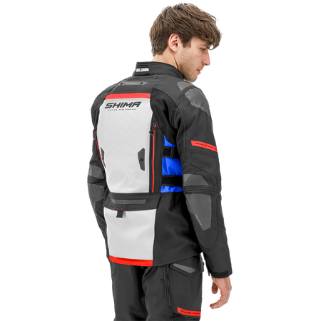 Kurtka tekstylna SHIMA DUNE BLUE czarny szary niebieski