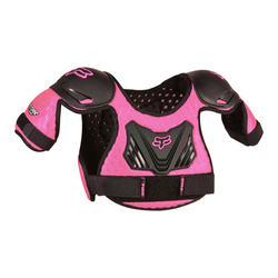 Zbroja dziecięca FOX JUNIOR PEEWEE TITAN ROOST DEFLECTOR BLACK/PINK
