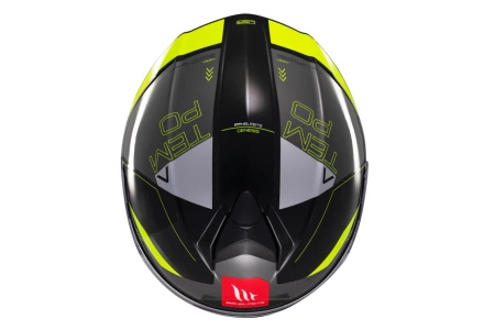 Kask szczękowy MT GENESIS SV ATEMPO GREY/FLUO szary żółty fluo