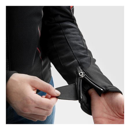 Kurtka tekstylna damska REBELHORN JAX LADY BLACK/RED