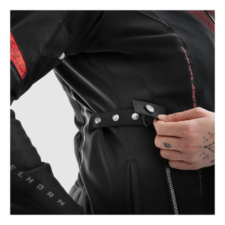 Kurtka tekstylna damska REBELHORN JAX LADY BLACK/RED