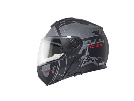 Kask szczękowy SCHUBERTH C5 ECE GLOBE BLACK