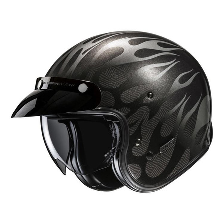 Kask otwarty HJC V31 FIRO BLACK