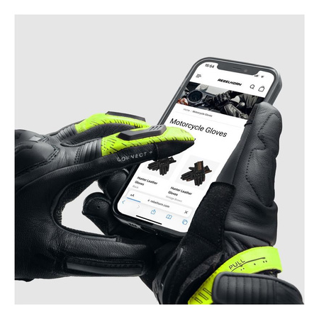 Rękawice miejskie REBELHORN VIPER BLACK/GREY/FLUO YELLOW