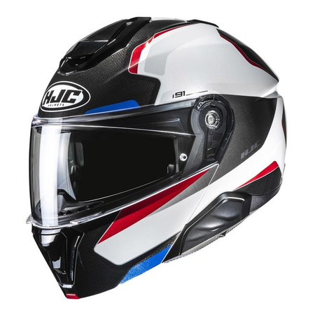 Kask szczękowy HJC I91 FELIO BLACK/WHITE czarny biały