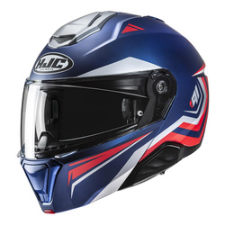 Kask szczękowy HJC I91 TRICUS BLUE/RED niebieski czerwony