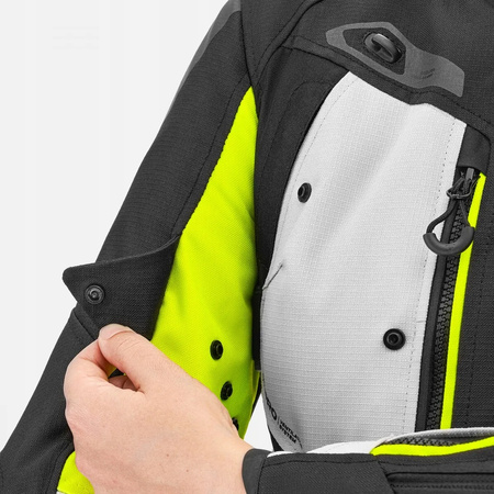 Kurtka tekstylna damska SHIMA DUNE LADY FLUO czarny szary żółty fluo