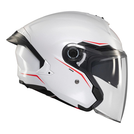 Kask otwarty MT COSMO SV SOLID GLOSS WHITE biały