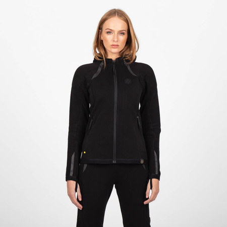 Bluza motocyklowa damska KNOX SHIELD HOODY LADY BLACK