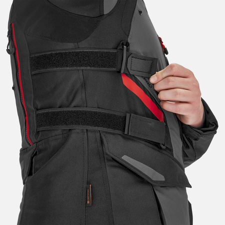 Kurtka tekstylna SHIMA DUNE RED czarny szary czerwony