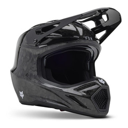 Kask cross FOX V3 RS CARBON SOLID BLACK