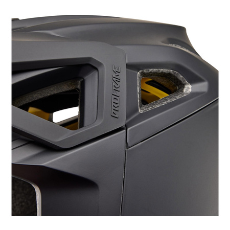 Kask rowerowy dziecięcy FOX JUNIOR MAINFRAME BLACK MATT czarny mat