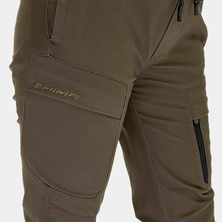 Jeansy motocyklowe damskie SHIMA JOGGSY LADY KHAKI